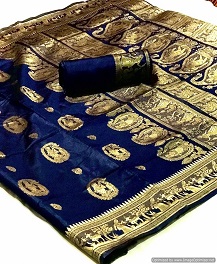 Sanskruti Silk Soft Silk Heavy Pallu Festive Wear Saree
